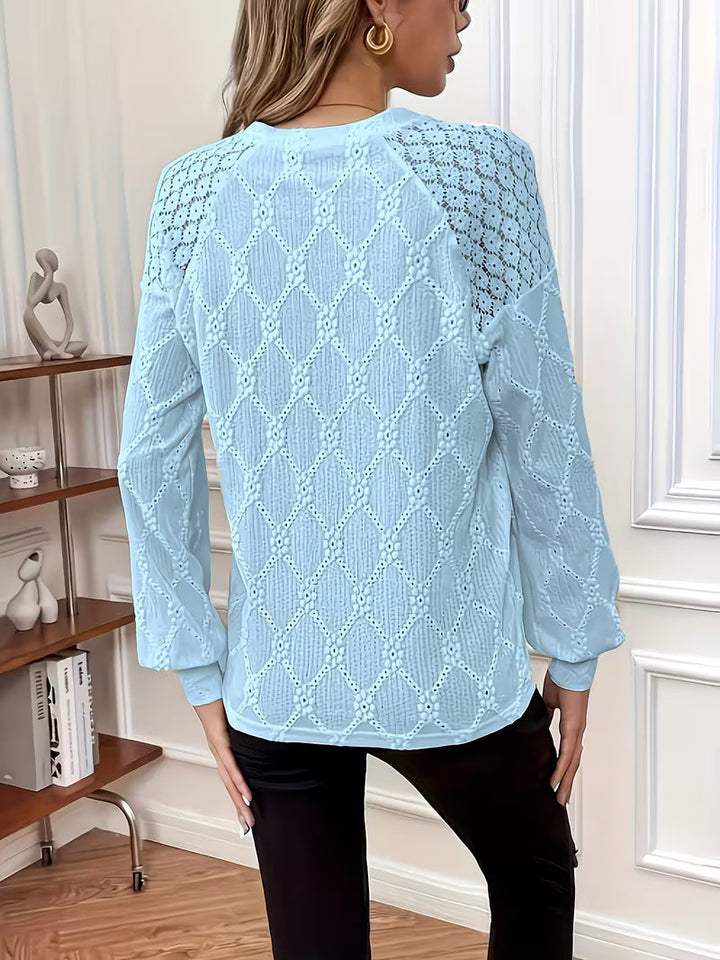 Carys - Camicetta Fantasia Con Maniche Lunghe