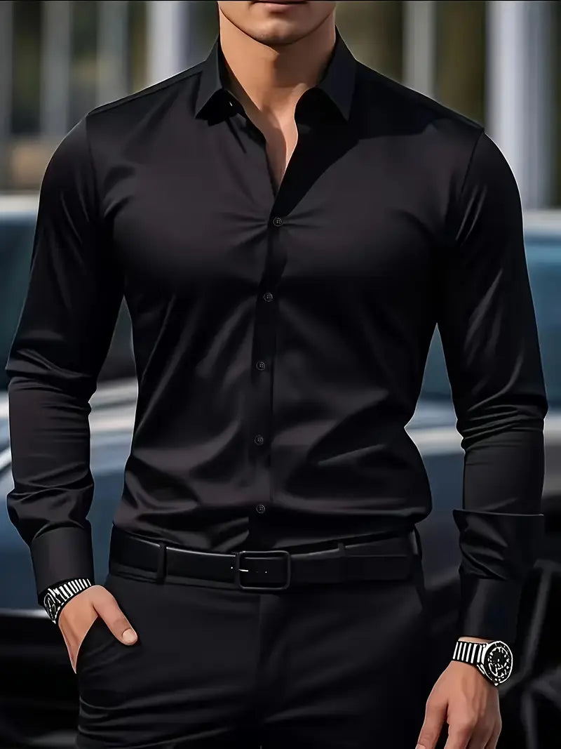 Marlon - Camicia a Maniche Lunghe Traspirante