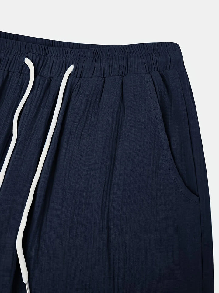 Bancroft - Eleganti Pantaloncini Larghi Con Tasche