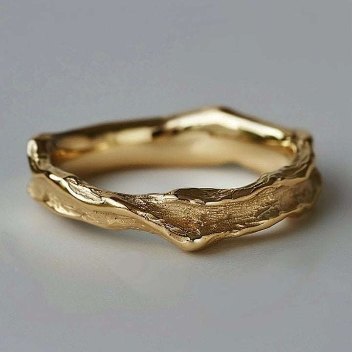 ForgeMuse - Anello Vintage In Oro Forgiato