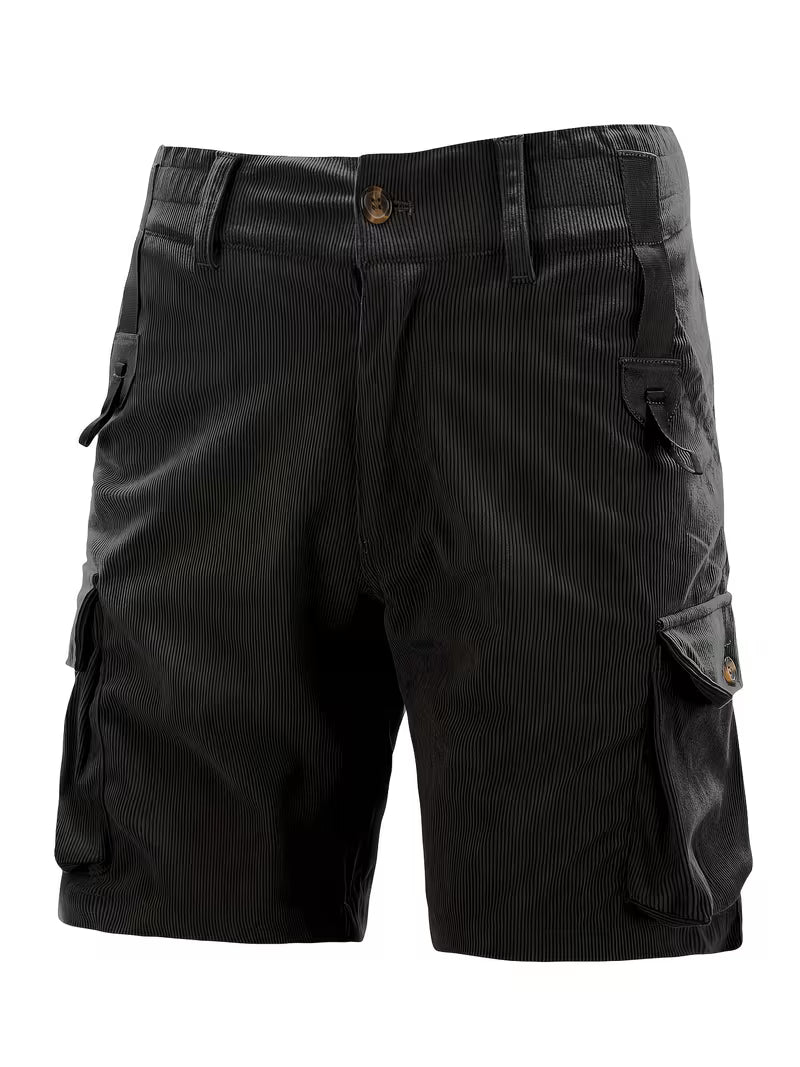 Jorit - Pantaloncini Merci in Velluto a Coste Con Trama 3D