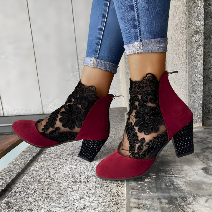 Elizaveta - Scarpe Ortopediche Con Motivo Floreale