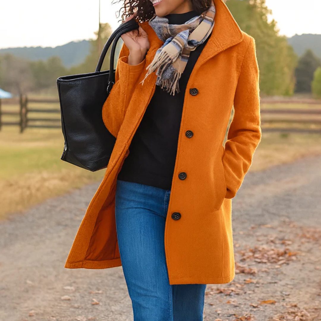 Danla - Cappotto a Maniche Lunghe Con Tasche