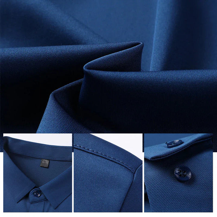 Kusek - Elegante Rughe Gratis Maglietta Elasticizzata