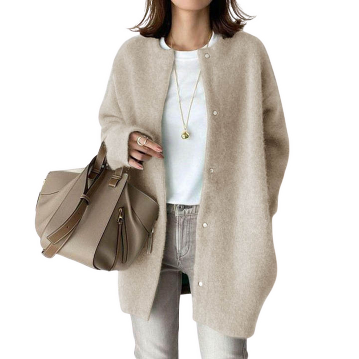 Genevia - Elegante Cardigan Lavorato a Maglia