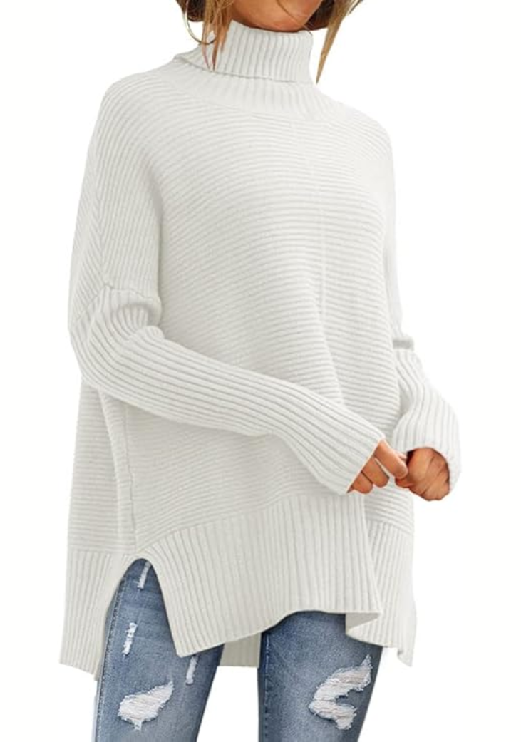 Ambra - Maglione A Collo Alto Lavorato A Maglia
