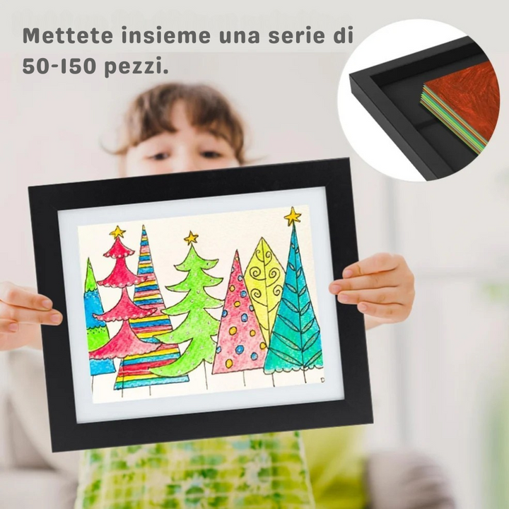 ArtKid - Cornice Magnetica Per Esposizione D'arte Per Bambini