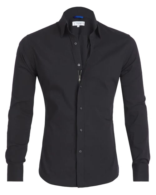 Ceferino - Camicia Disinvolto A Maniche Lunghe Con Bottoni