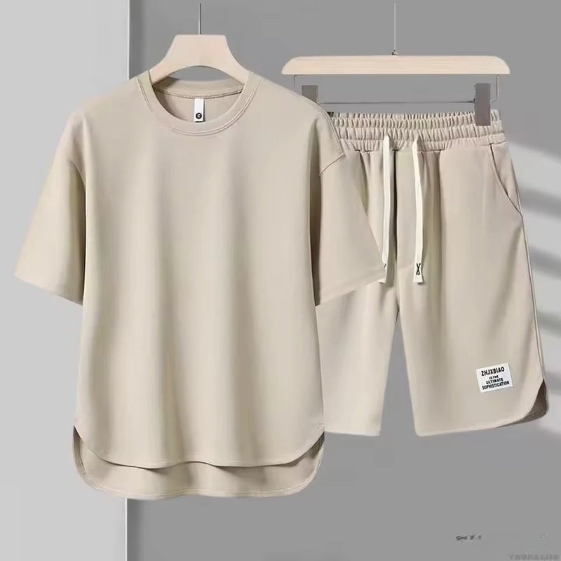 Garry - Settato Casuale A Maniche Corte In Due Pezzi