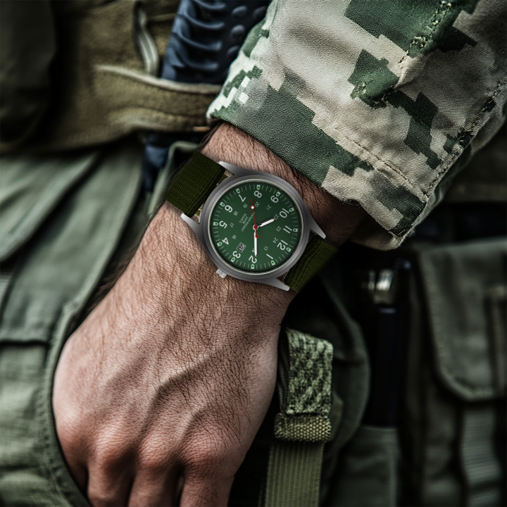 Orologio da polso casual ispirato al militare