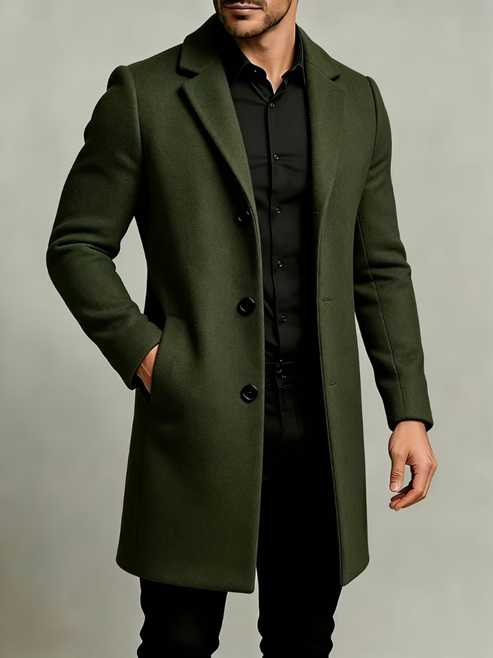 Hollander - Cappotto Con Revers e Maniche Lunghe Abbottonato