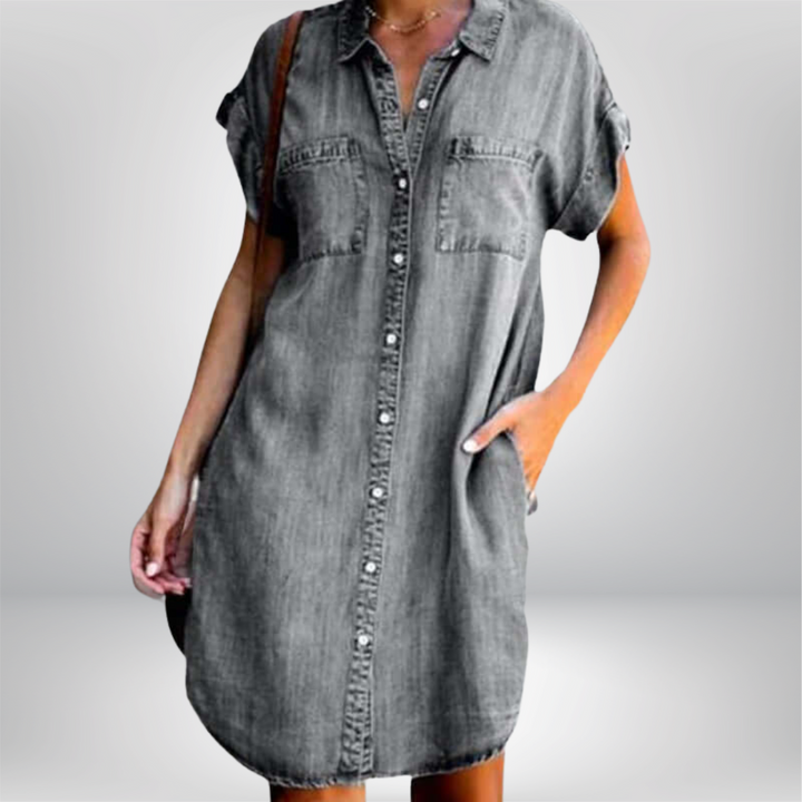 Agata - Abito Casual in Denim