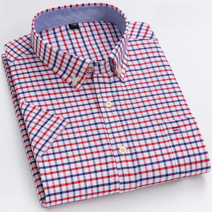 Petersen - Camicia Classica In Cotone Con Motivo