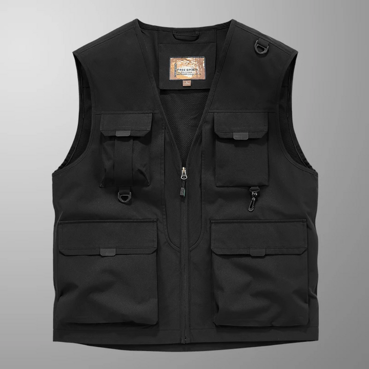 Mose - Gilet Cargo Multitasche Traspirante