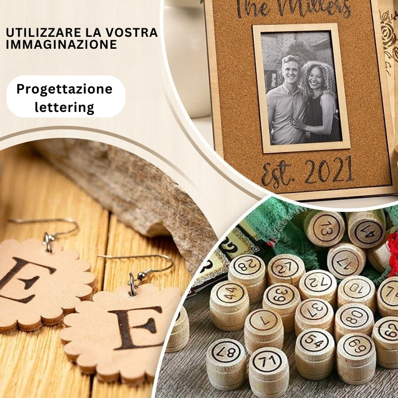 BurnCraft - Legno Fai da te Bruciatura e Set da Intaglio