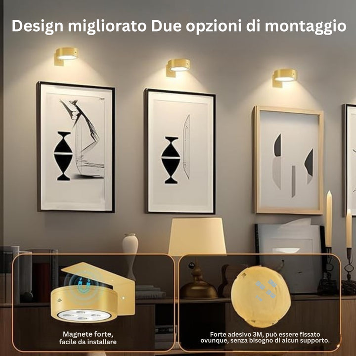 GlowFrame - Luce Magnetica Per Dipingere con 13 Modalità di Illuminazione ( Confezione da 3 )