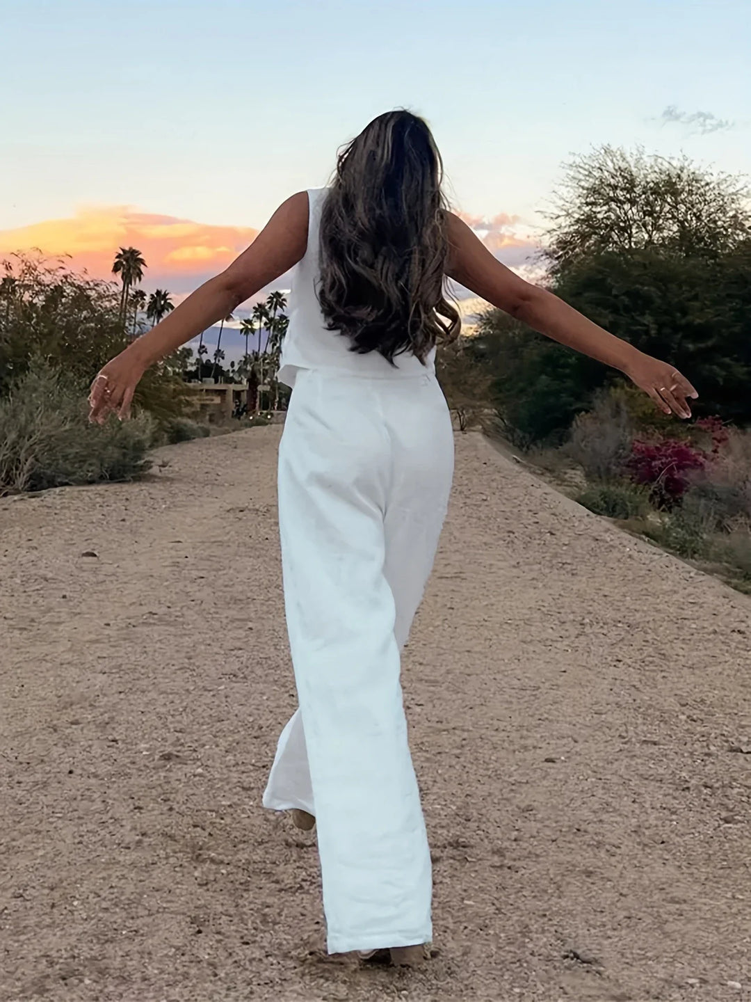 Jorja - Elegante Completo a Due Pezzi Senza Maniche