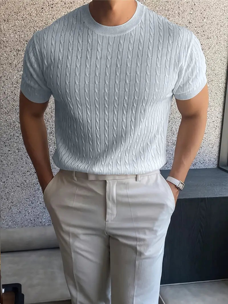 Kiril - Elegante Maglione Lavorato A Maglia