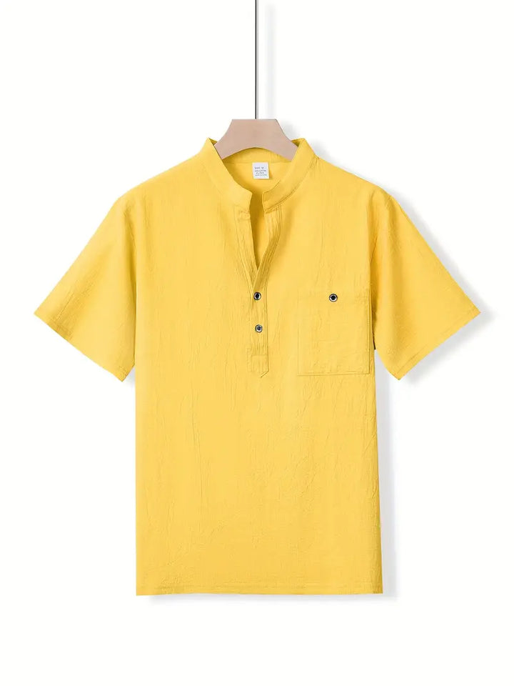 Vaughn - Elegante Camicia A Maniche Corte