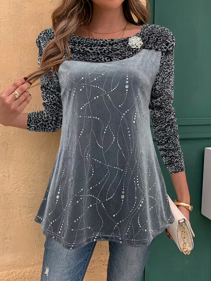 Zulikha - Elegante Top a Maniche Lunghe
