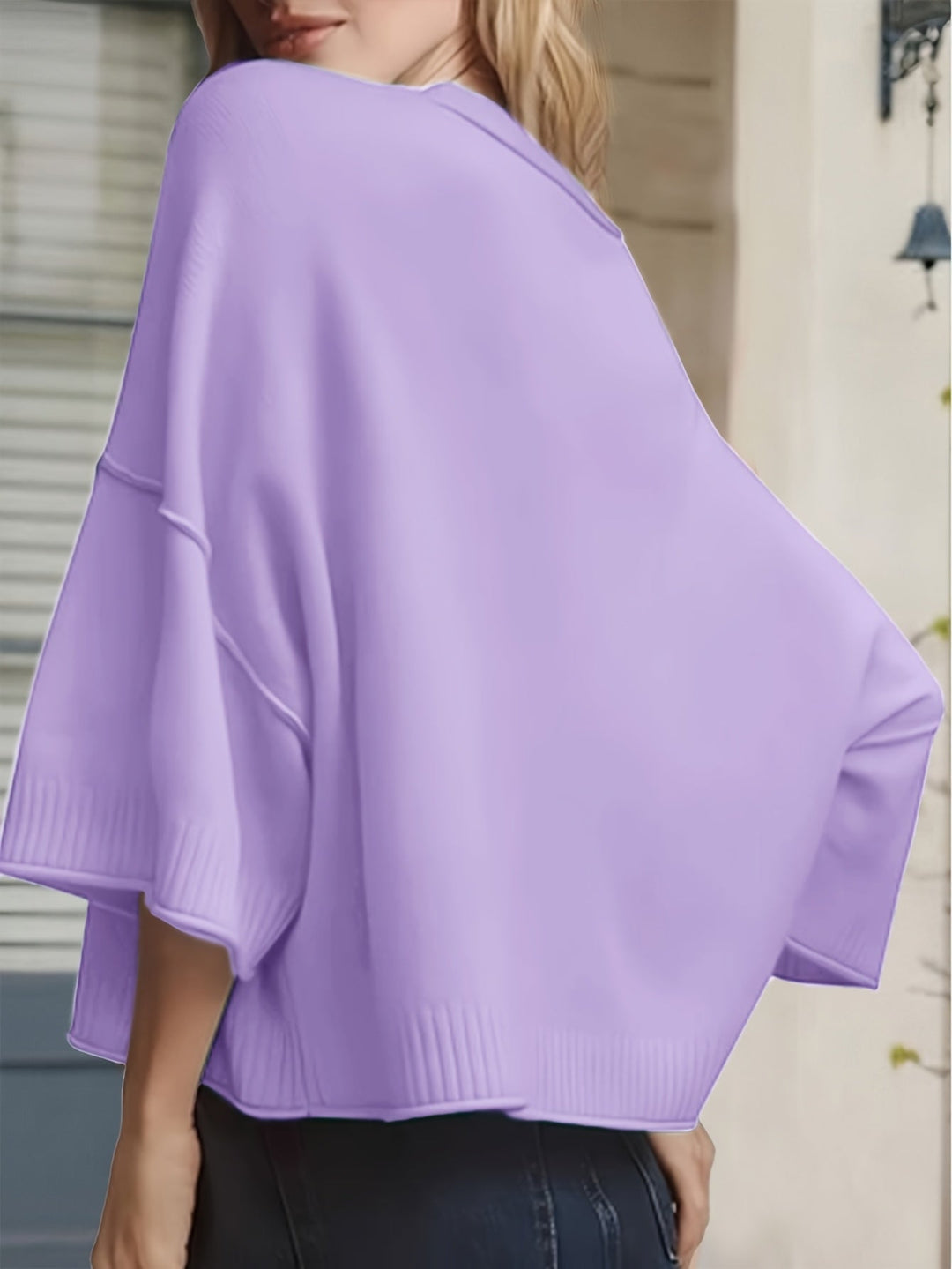 hilena - Cardigan Casual a Maniche Corte