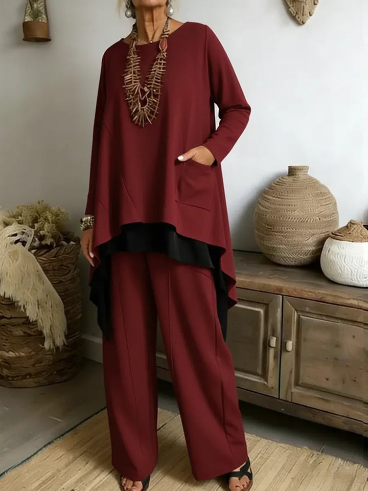 Naelia - Elegante Set Composto Da Due Pezzi