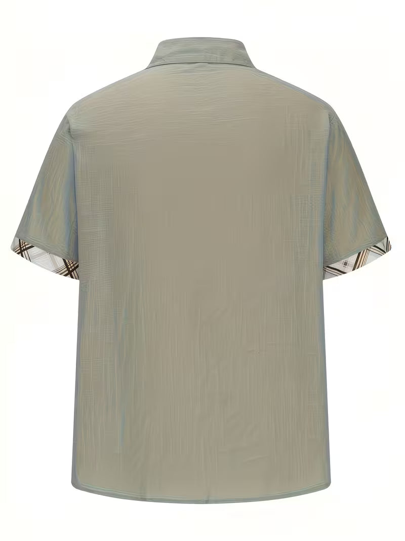 Kolby - Camicia a Quadri Patchwork Con Tasca