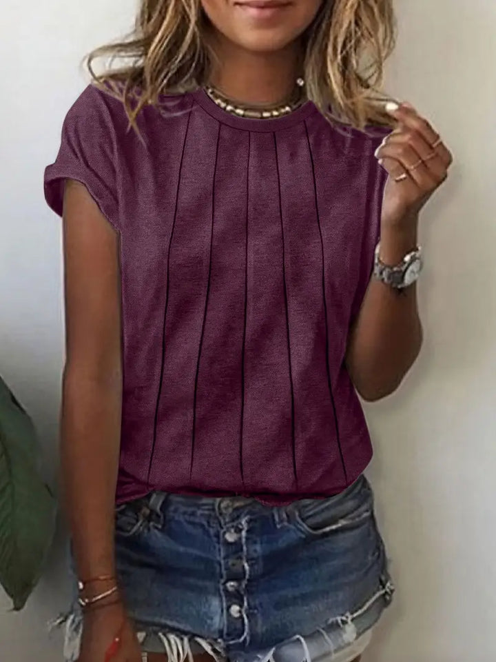 Vitaliya - Maglietta Casuale A Maniche Corte
