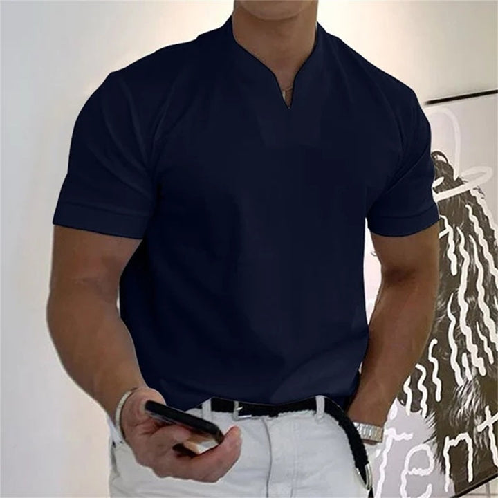 Neven - T-Camicia a Maniche Corte Con Scollo a V