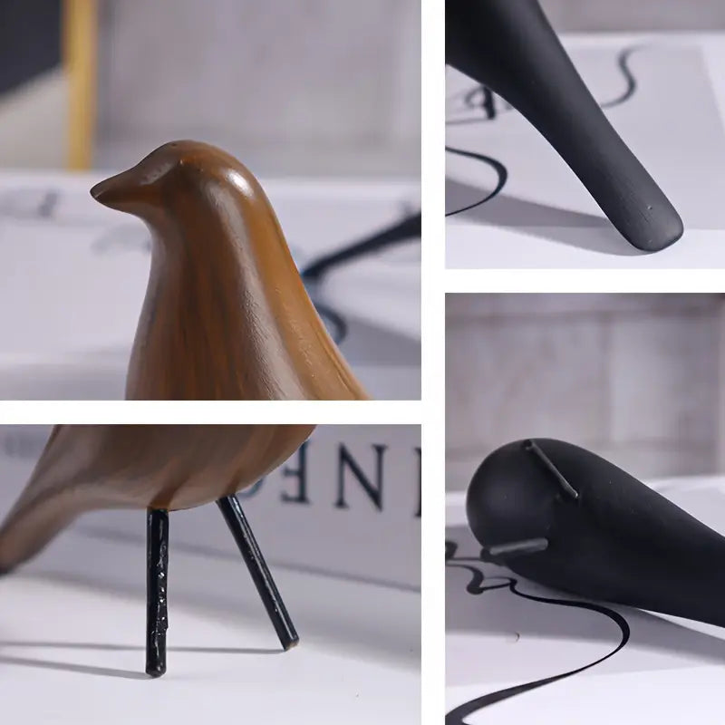 DecoPerch - Imposta Di Statua Astratte Di Uccelli In Stile Arte Déco