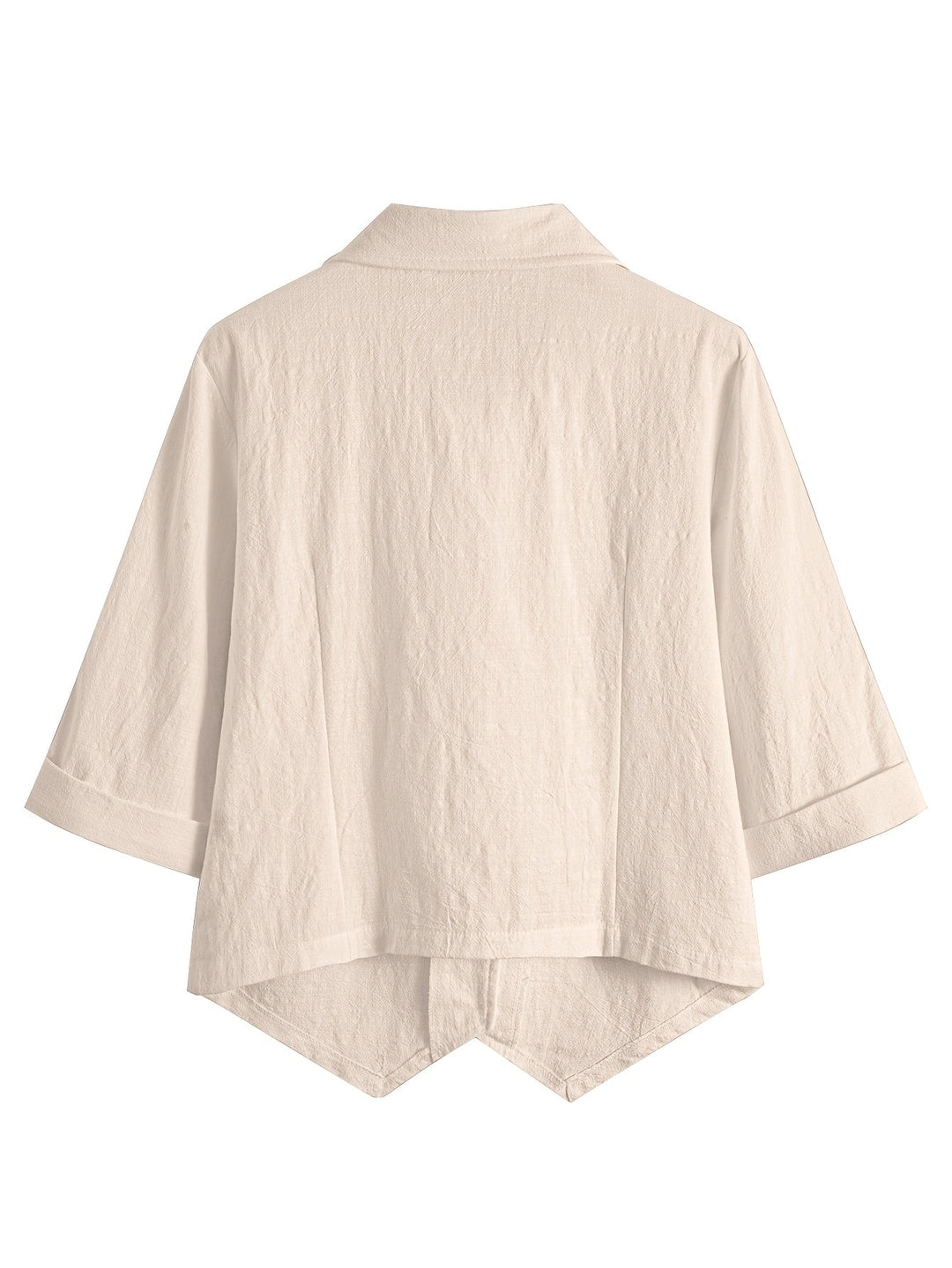 Maihuong - Camicia Ampia Con Collo Aperto E Maniche Corte