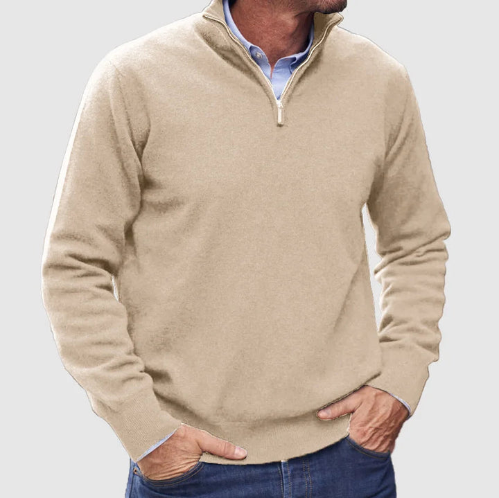 Mitch - Maglione Con Zip a Maniche Lunghe