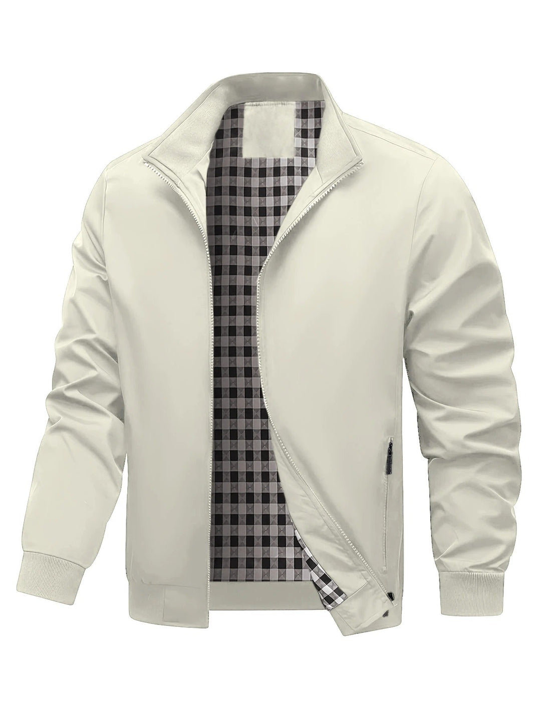 Charith - Giacca Casual a Maniche Lunghe Con Cerniera