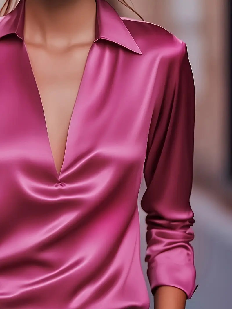 Nadene - Camicetta Con Scollo a V Premium