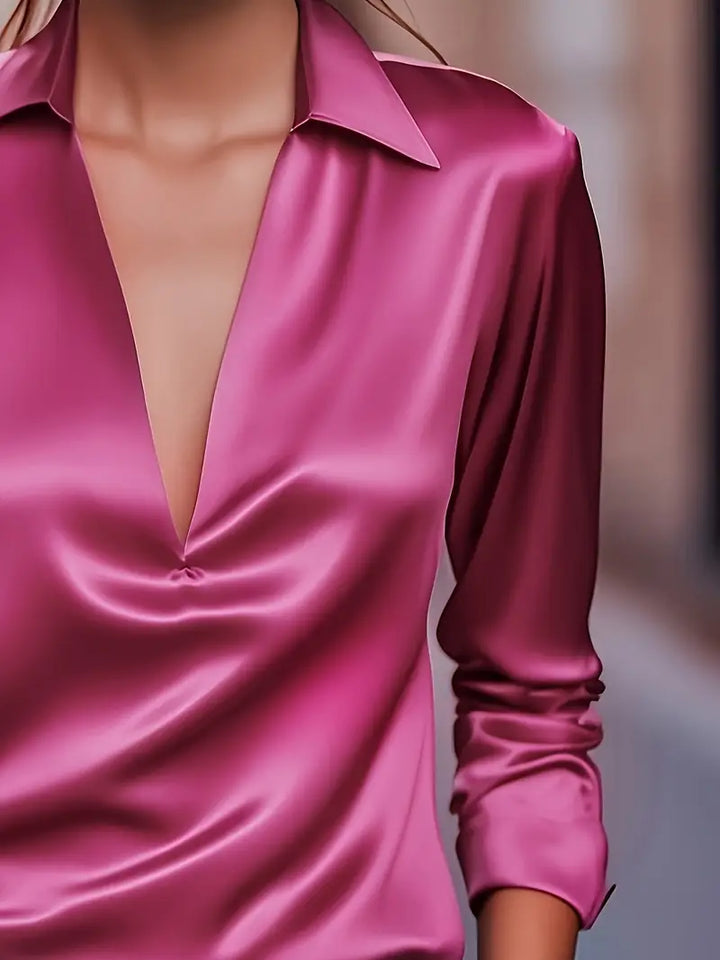 Nadene - Camicetta Con Scollo a V Premium