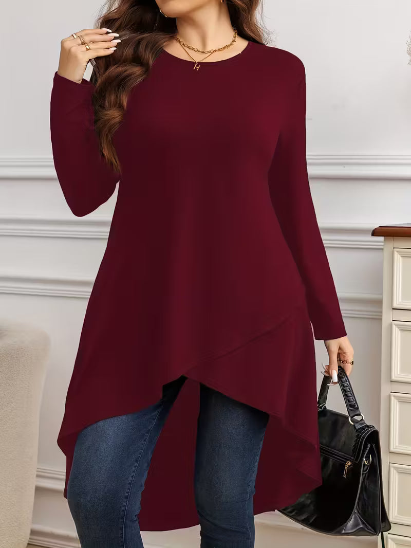 Neasa - Elegante Maglietta a Maniche Lunghe