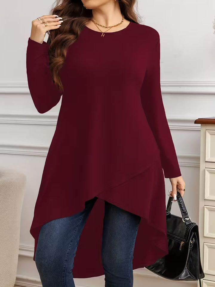 Neasa - Elegante Maglietta a Maniche Lunghe
