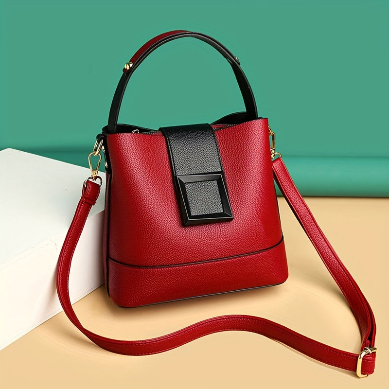 Maladho - Elegante Borsa a Secchiello Con Tracolla Regolabile