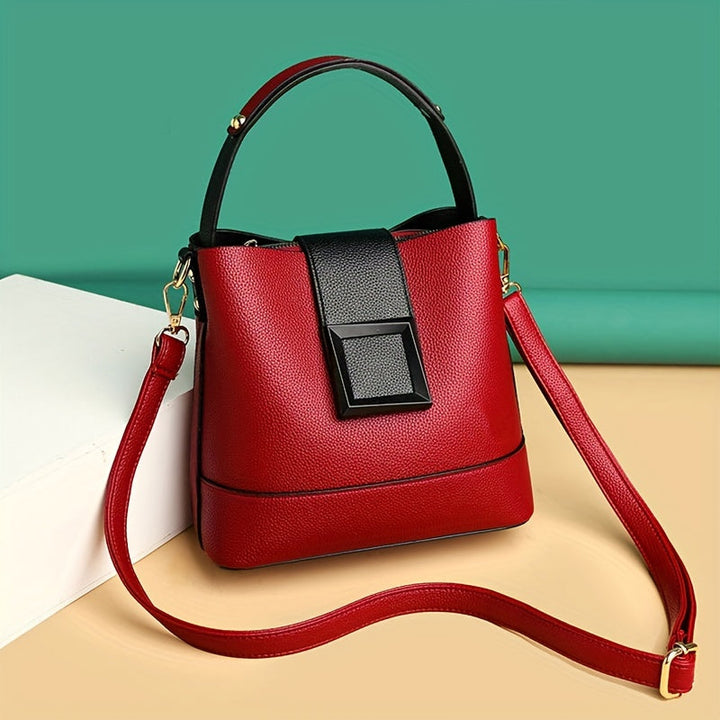 Maladho - Elegante Borsa a Secchiello Con Tracolla Regolabile