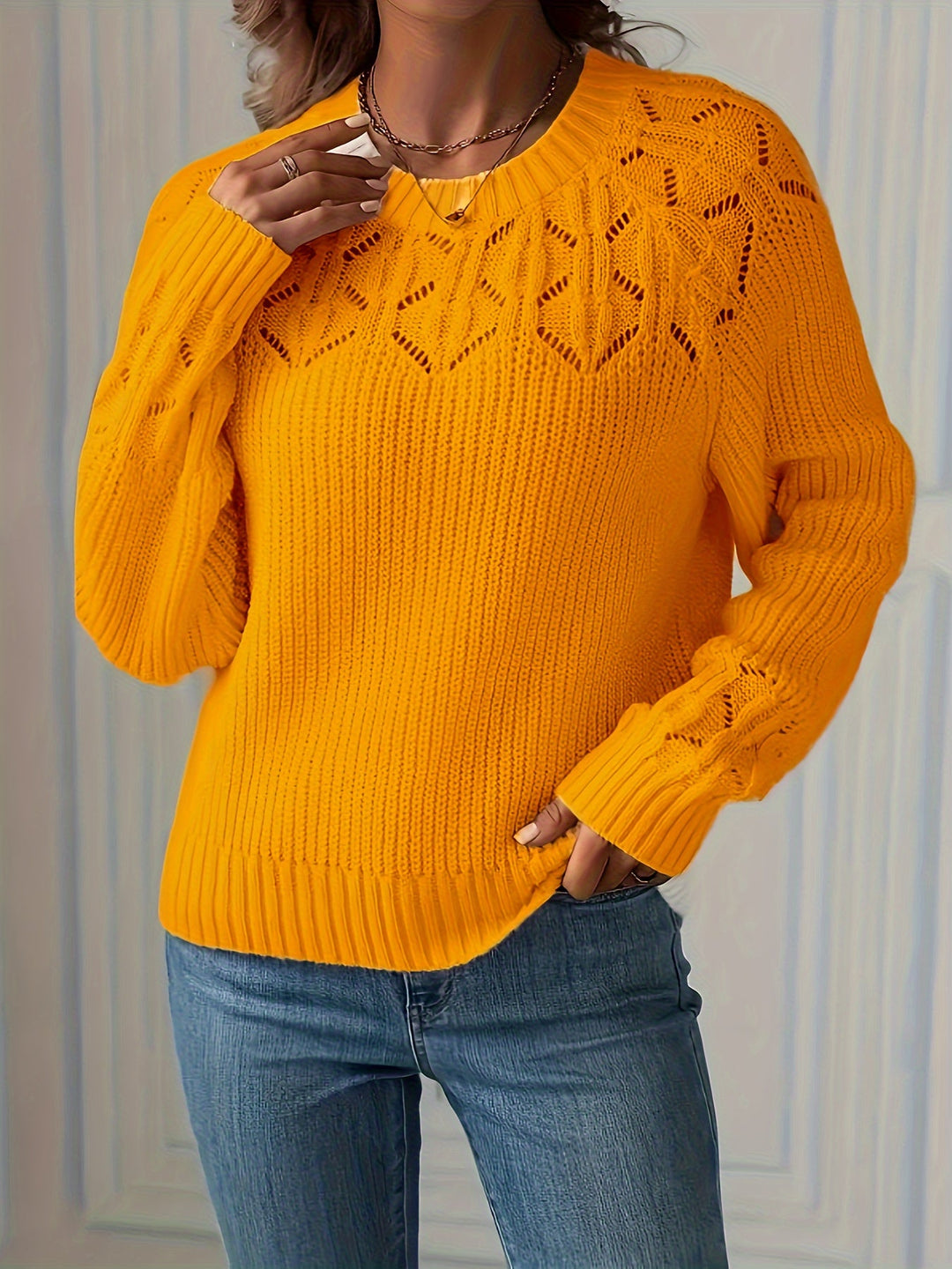 Nasia - Elegante Maglione A maniche lunghe