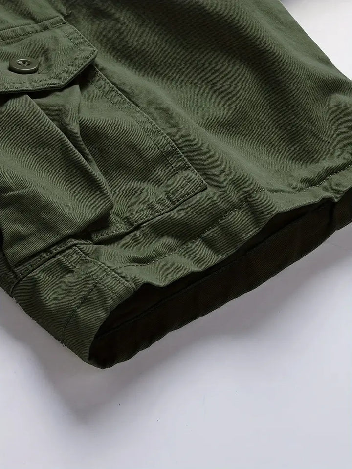 Mauro - Pantaloncini Eleganti Con Tasche Multipli