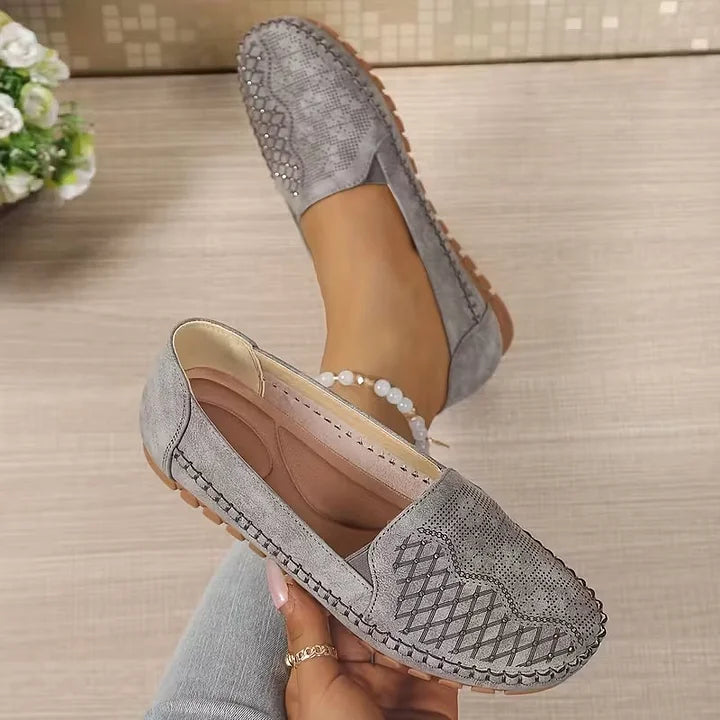 Efraya - Elegante Sandalo Vintage Piatto