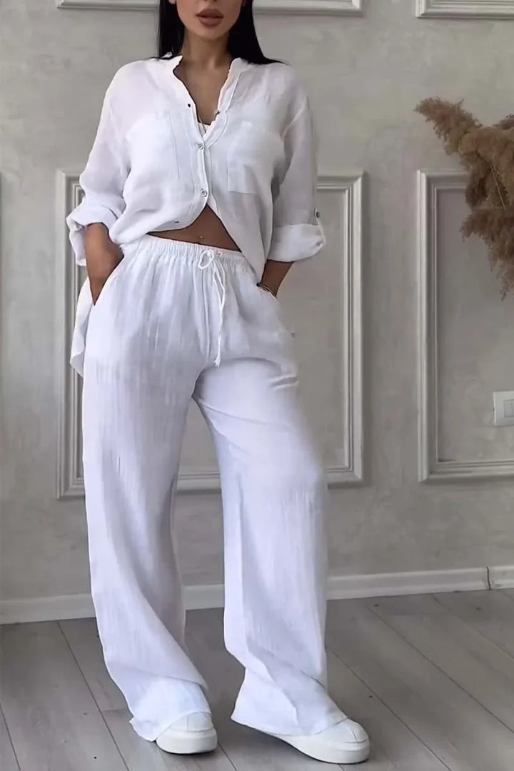 Arielle - Cotone e Lino Due Pezzi Set