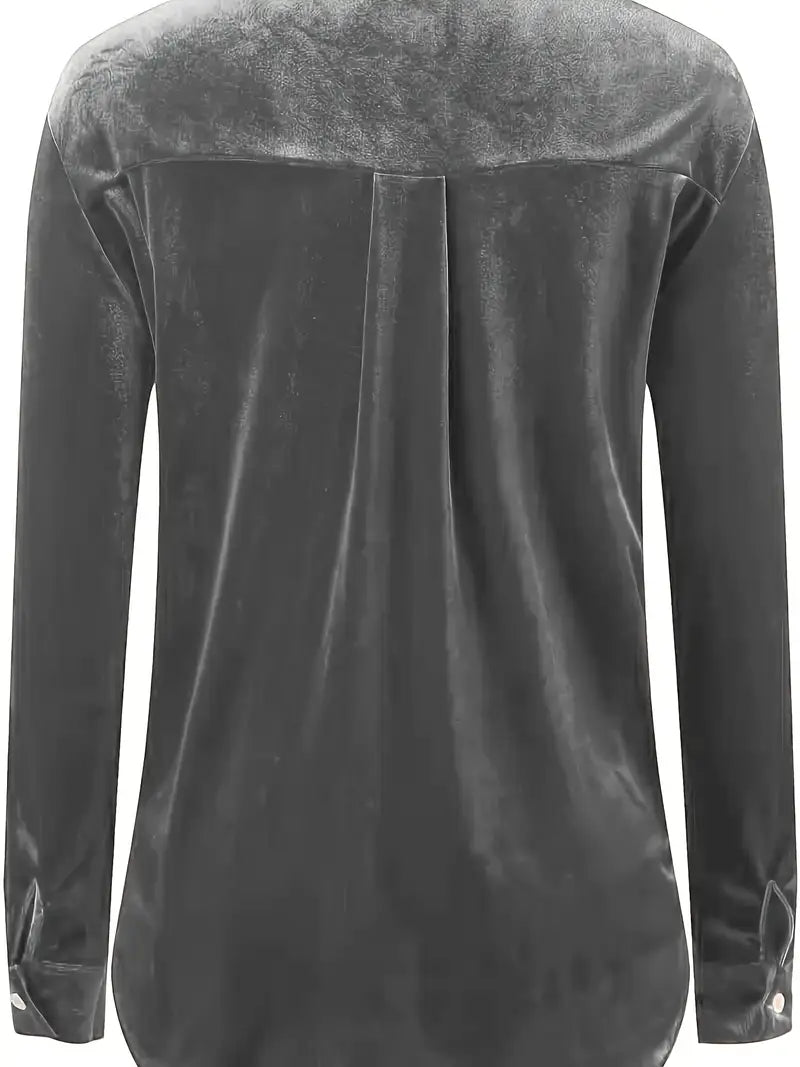 Geanie - Camicia a Maniche Lunghe Con Tasche Frontali