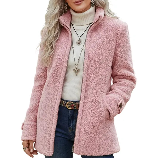 Elanne - Giacca Casual Con Collo Alto
