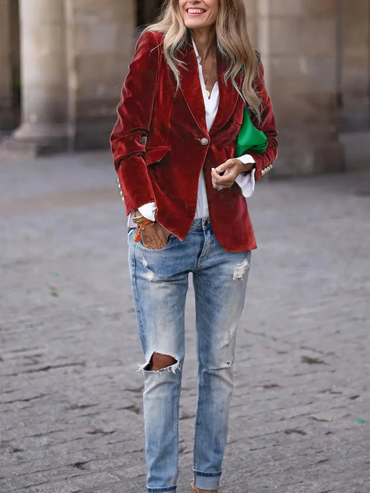 Elīna - Blazer Alla Moda In Velluto