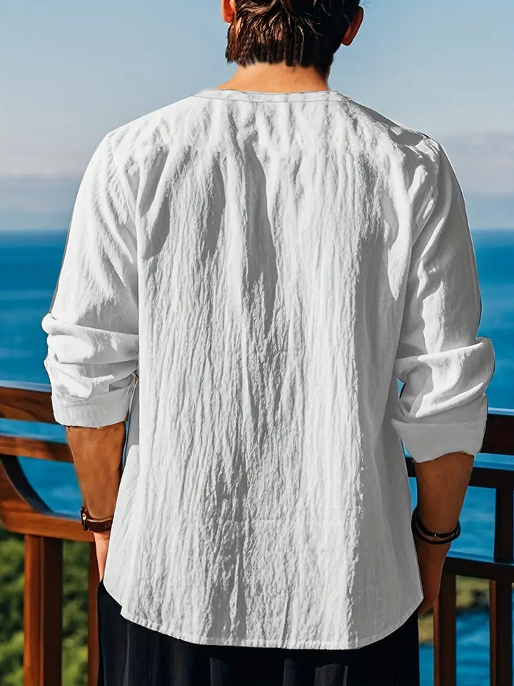 Pawel - Cotone Camicia a Maniche Lunghe