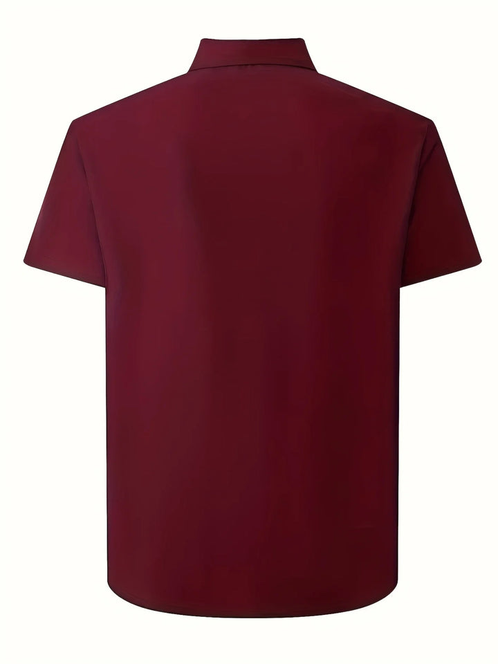 Ezra - Elegante Camicia Vestibilità Aderente Con Bottoni