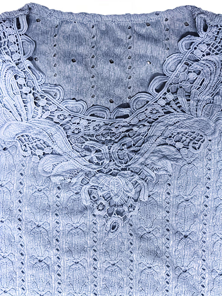 Rickea - Elegante Camicetta a Maniche Corte