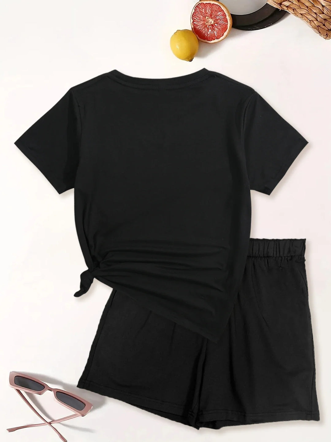 Lyra - Casual Set Di Due Pezzi Con Stampa Grafica